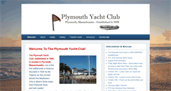Desktop Screenshot of plymouthyachtclub.org