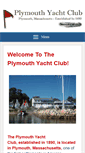 Mobile Screenshot of plymouthyachtclub.org